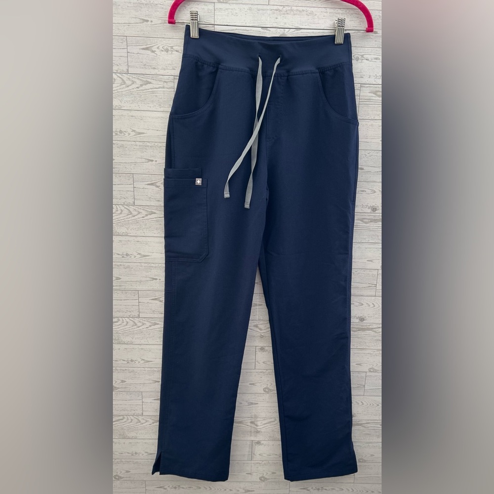 Figs Navy Blue Scrub Pants Small